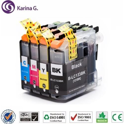Compatible For Brother LC133 LC131 Ink Cartridge For Brother MFC-J245 J470DW J475DW J650DW J870DW DCP-J152W J172W J552DW J752DW