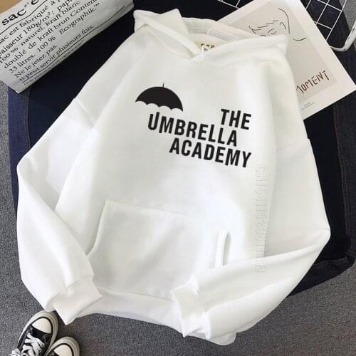 Korean Umbrella Academy Hooded Harajuku Hoodies Mens Graphic Funny Letter Long Sleeve Daily Casual Top Tee Streetwear Goth