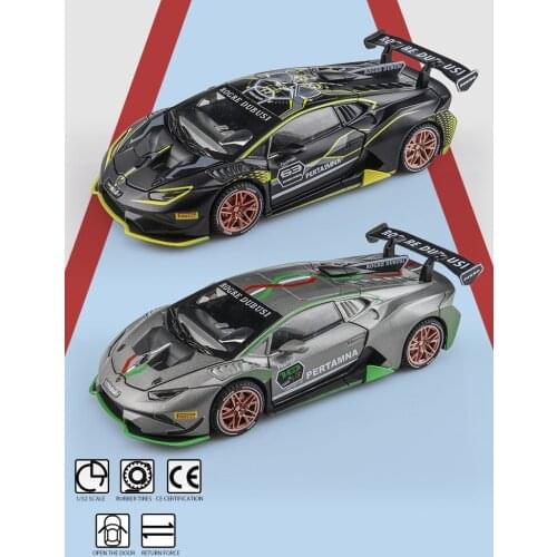 Huracan ST EVO Supersport Match Version Toys For Children ChiMei 1/32 Alloy Car Model Simulation Diecasts Toy Vehicles Best Gift