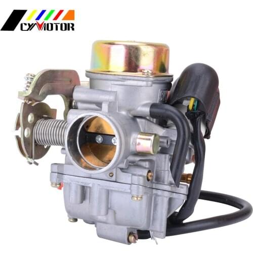 Motorcycle 32MM Engine Carburetor CVK32 Carburador For Keihin Scooters ATV With GY6 150CC 200CC 250CC Quad Dirt Bike