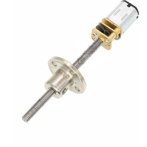 N20 DC Gear Motor M4*55mm Screw Threaded Shaft DC 3V 6V 12V With 4MM Flange coupling GM12-N20VA