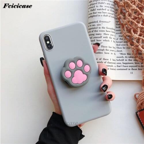 Cat Dog Paw Soft Case For Xiaomi Redmi Note 8T 7 6 9 10X Pro 8A 7A 6A 4X 4A K20 K30 Silicone Phone Holder Cover