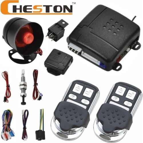 New CSD100T283 Car Security System Alarm Immobiliser Central Locking Shock Sensor