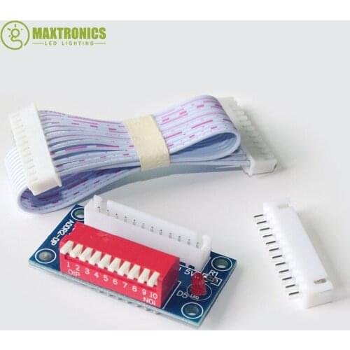 New Free shipping 1 pcs controller DMX-Relays ADDR2-DIP-C led controller for led strip led lamp