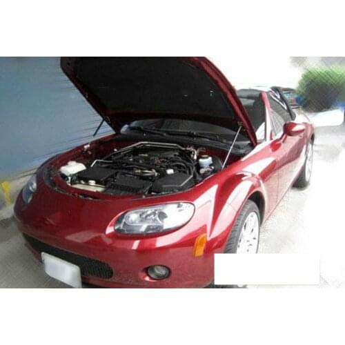 Front Hood Bonnet Gas Struts Lift Support Shock Damper Carbon Fiber For 2006-2014 Mazda Miata MX5 NC MX-5