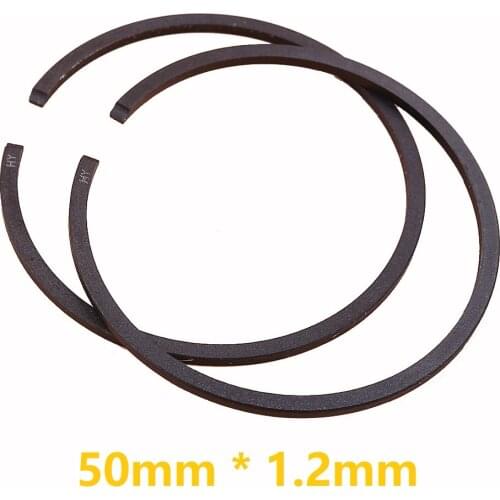 2pcs/lot 50mm x 1.2mm Piston Rings For Stihl 044 MS440 MS441 TS410 TS420 Chain Cut-Off Saw # 1128 034 3000