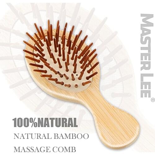 Anti-static Hairdressing Combs Massage Wooden Cushion Airbag Comb Hair Brush Hair Brushes Girls Ponytail Comb