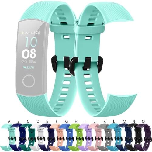 Silicone Watchband For Huawei Honor 5 Smart Watch Strap Bracelet Wrist Band Correa de reloj pasek do zegarka bracelet de montre