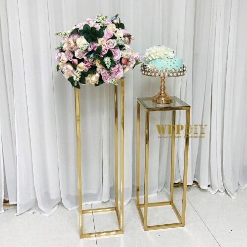 Wedding flower stand golden indoor home living room rack multi-layer floor type simple flower stand