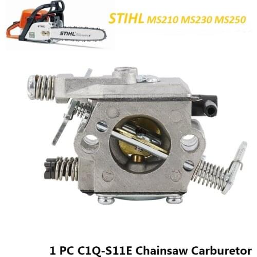 Heavy Duty Carburetor Carb Fit Chain Saw Stihl MS210 MS230 MS250 021 023 025 Chainsaw Zama C1Q-S11E Aftermarket Replace Parts