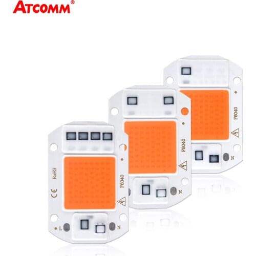 LED Grow Lights Phytolamp10W 20W 30W 50W 110V 220V Full Spectrum COB Chip LED Growing Lamps For Plants Flower Seeds