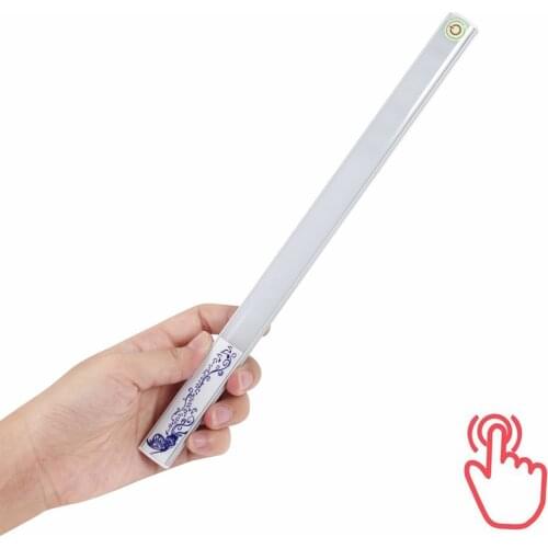 Ultrathin USB Rechargeable 16LED Touch Sensor Night Light Kitchen Lamp Light Strip Bar For Closet Cabinet Wardrobe Night Lamp