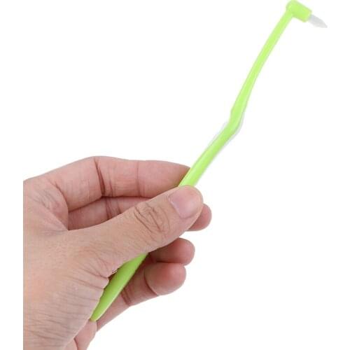 1pc Oral Care Soft Brush Cleaners Interdental Bristle Orthodontic Braces Cleaning Interdental Tooth Brush Floss Teeth Cleaning