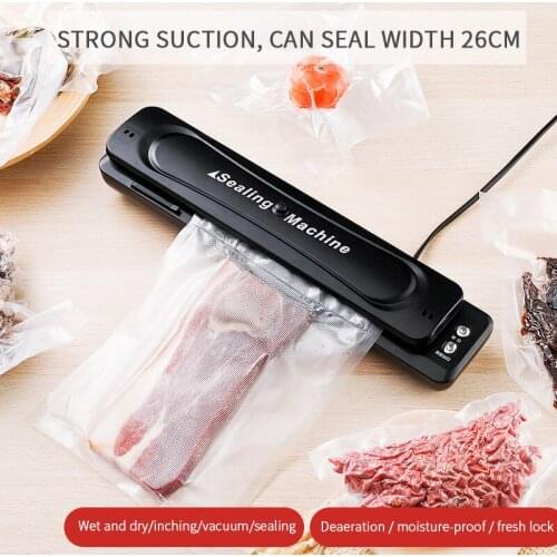 1Pcs Vacuum Sealer Vacuum Food Sealing Packing Machine American Plug 220V/110V Household Food Vacuum Sealer Food Fresh Keeping