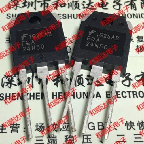 10pcs/lot FQA24N50 New Spot TO-3P 500V 24A