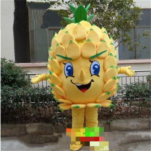 2019 Pineapple Mascot Mascot Costume Suits Cosplay Game Dress Outfits Advertising PromotionHallowen Cosplay Unisex Gift Fursuit