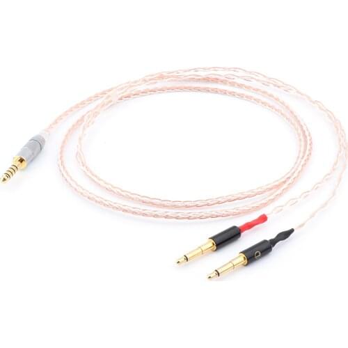 8cores Replacement Headphones Cable Audio Upgrade Cable For Meze 99 Classics/Focal Elear Headphones