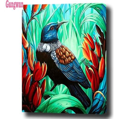 Color birds landscape diamond paintings full drill 5d diy Diamond Embroidery round square daimond rhinestone animal decoration