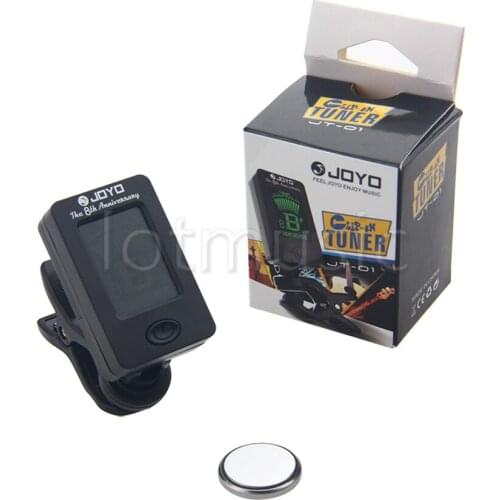 JOYO JT-01 Digital Chromatic Headstock Tuner for Acoustic Guitar Bass Violin Ukulele
