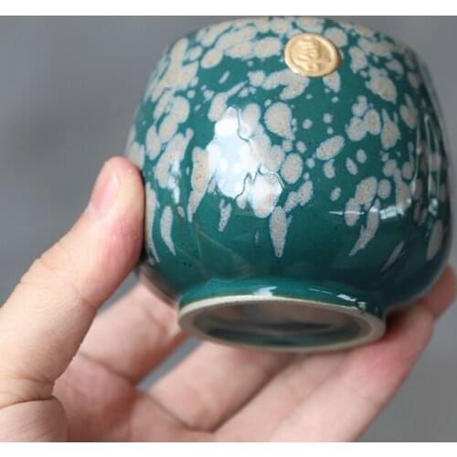 Porcelain water mug 160ml kiln change tea cup ceramic single tea Master Cup personal cup