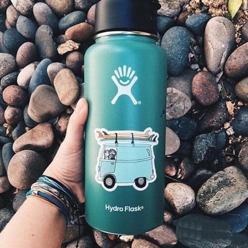 High Quality Stainless Steel Vacuum Flask Sports Water Bottle With Straw Sprayed Monochrome Space Cup Strong Heat Preservation
