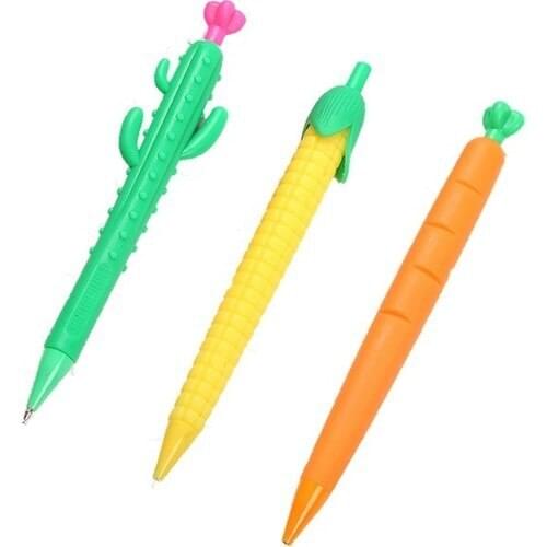 SERESSTORE Ma Gqjsq New Generation Merry Corn-Cactus-Carrot Point Pens-Stationery-Mechanical Pencil-School Supplies-Stationery