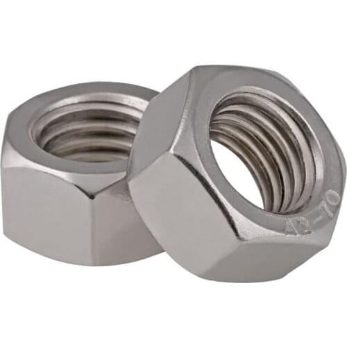 316 Stainless Steel Hex Nut 316 Hex Nut Cap M2 M2.5 M3 M4 M5 M6 M8 M10 M12 M14 M16 M18 M20 M22 M24