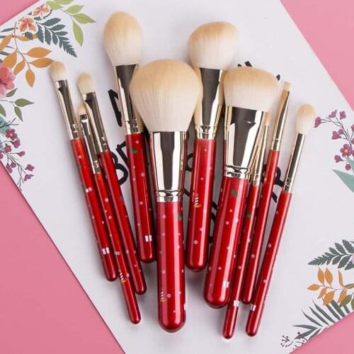New Makeup Brushes Set 10pcs/lot Best Christmas Gift Eye Shadow Eyebrow Make up Brushes Professional Eyeshadow Brush