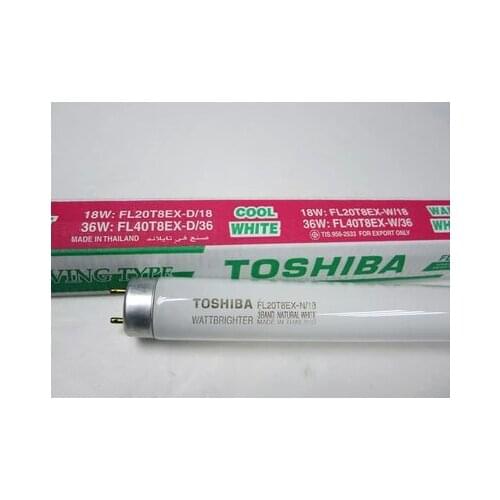 Original TOSHIA Toshiba Three-wavelength Inspection to Color Lamp FL20T8EX-N/18 Daytime White Fluorescent Lamp
