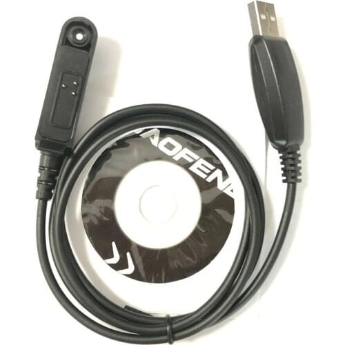 Original BAOFENG BF-A58 UV-9R USB Programming Cable with CD Driver waterproof BAOFENG UV-XR UV 9R BF A58 Walkie Talkie