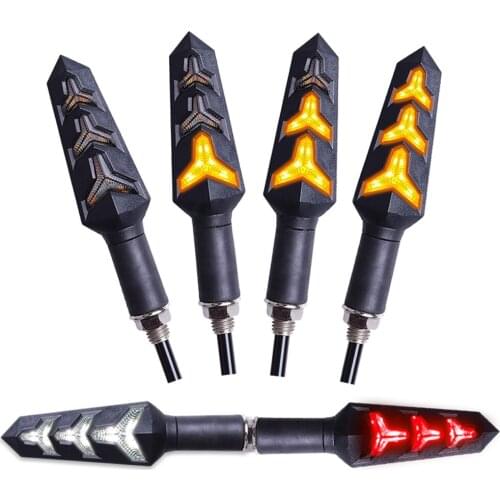 The newest Flowing motorcycle turn signal Lights led Blinkers clignotant intermitentes moto FOR ktm mt09 suzuki gsr 600 honda