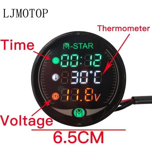 Motorcycle instrument LED Digital Display Meter waterproof For yamaha xt 600 mt10 mt 09 tracer suzuki drz/ltz 400 Accessories