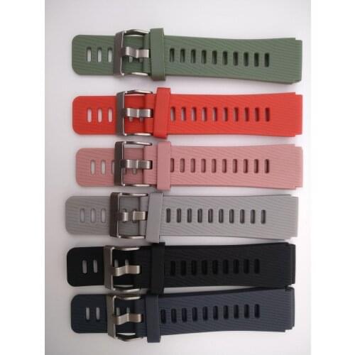 For Huawei Tallk Band B5 Smartwath bracelet 18mm Silicone sport watch band Strap for ticwatch C2 Rosegold Edition belt