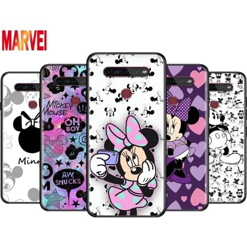 Mickey mouse print For LG K92 K42 K22 K71 K61 K51S K41S K30 K20 2019 Q60 V60 V50 S V40 V30 G8S G8 X ThinQ Soft Phone Case