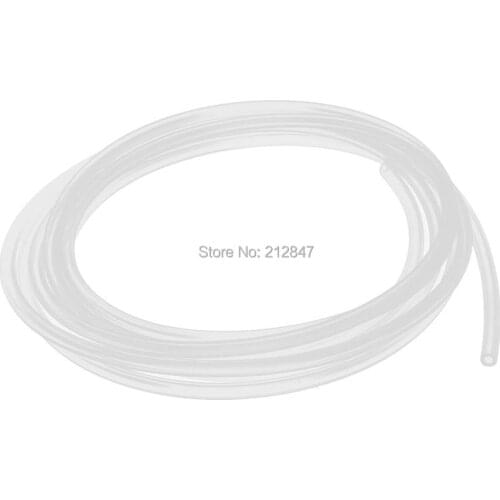 2mm x 4mm Silicone Vacuum Translucent Tube Beer Water Air Pump Hose Pipe 5 Meters Long