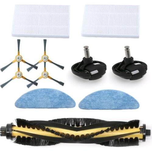 Side Brush Filter Mop Cloth Kit For LIECTROUX C30B E30 Vacuum Cleaner Parts Roller Brush Mop Cloths Filters Replace