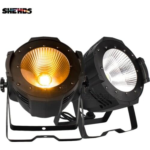 100W LED Par Light COB High Power Aluminium White+Warm White 2in1DMX512 Used In DJ Disco Bar KTV Stage Lighting SHEHDS