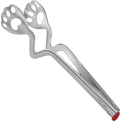 304 Stainless Steel High-end Creative Thickened Salad Barbecue Meat Dessert Bread Steak Food Food Clip Cat Claw Clip