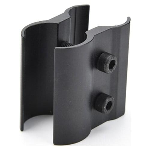 Flashlight Clip Metal Tube Clip Laser Tube Clip Rifle Pistol Barrel Flashlight Scope Tube Laser Clamp Mount Gun Adapter