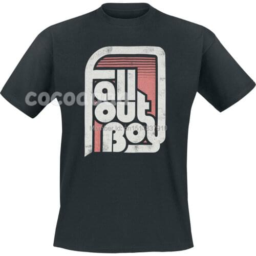 15 designs Harajuku Full sleeve Streetwear Fall Out Boy Rock Brand shirt mma heavy Metal Punk 100%Cotton skateboard camiseta