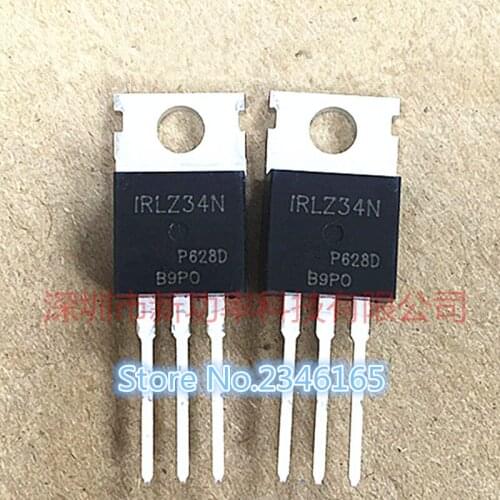 10PCS IRLZ34N TO-220 IRLZ34NPBF TO220 IRLZ34