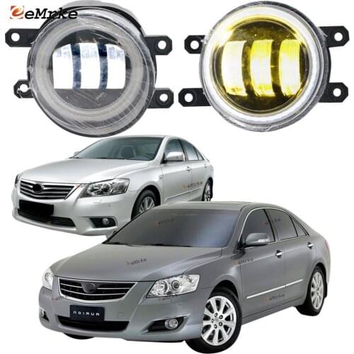 2x Led Angel Eye DRL for Toyota Aurion Camry XV40 2006 2007 2008 2009 2010 2011 LED Fog Lights Lamp Lens Daytime Running Light
