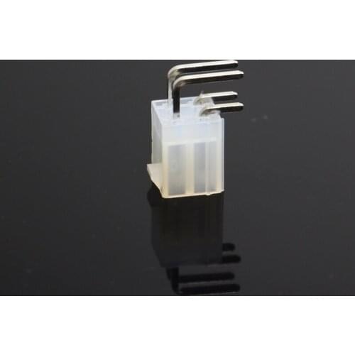 4P 4.2mm PCB circuit board welding needle spacing bending needle needle 5557 connector female solid double connectors