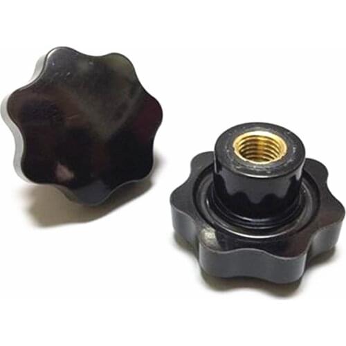 5/10pcs/lot M4 M5 M6 M8 hand adjusting nut /Bakelite Star Type Plastic Head Handle nuts Wood Plum Bolt