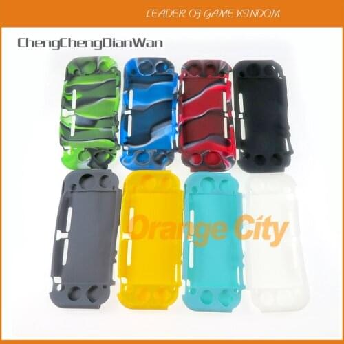 50pcs Silicone Case Soft for Nintend Switch Lite Game Console Game Controller Back Shell Protective Cover Accessories