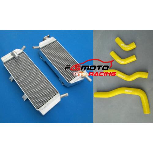 Aluminum Radiator + Silicone Hose FOR Honda CRF450X CRF450 X 2005-2016 CRF 450X CRF 450 X L&R 05 06 07 08 09 10 11 12 13 14