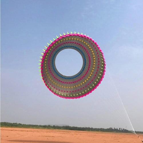Free shipping large ring outdoor toys dragon kite flying rainbow kites for adults display kite factory ikite eagle bird new