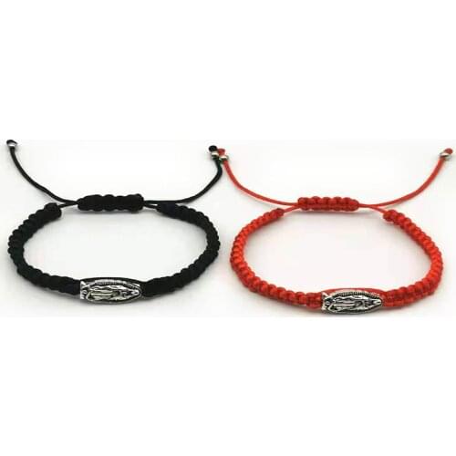 12 Pcs Religion Alloy Virgin Mary Handmade Bracelets Are Given To Men Or Women As Gifts And Used In Prayer