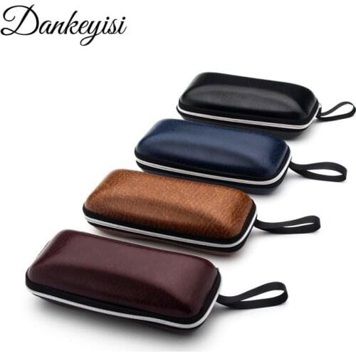 DANKEYISI Sun Glasses Case Box Car Glasses Box With Gift Glasses Bag Large Capacity Zipper High Quality Eyewear Accessories