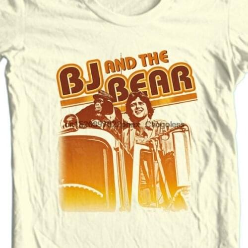 BJ & the Bear T-shirt 1970s retro television show WETV free shipping NBC281